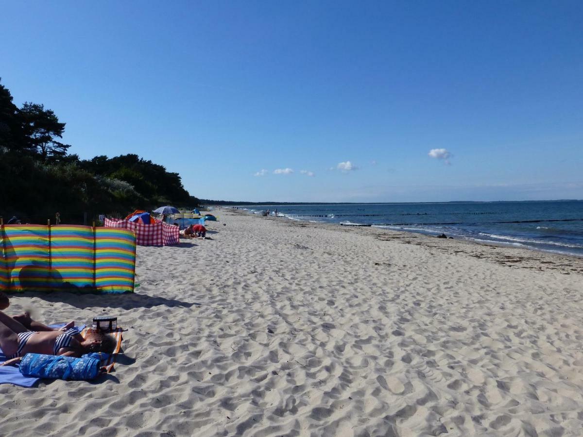 Strandhaus Lucky, Sauna, Garten, Kamin, Strandnah Glowe Dış mekan fotoğraf